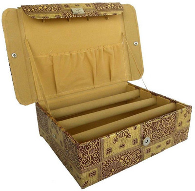 

Ermani Export 3 Row Gold Bangle Box m Vanity Box(Gold)