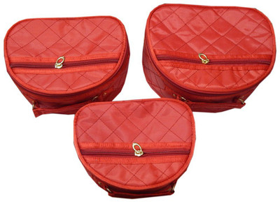 

Navaksha ICHVB109 Makeup Vanity Box(Red)