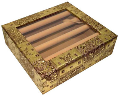 

Paliwal bangle4rod bangel box Vanity Box(silver, red, pink)