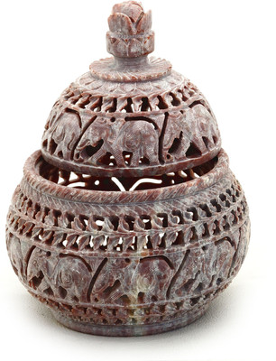 29% OFF on Aapno Rajasthan Elephant Carved Matki Shaped Box Multiutility Vanity Box(Brown) 29% OFF on Aapno Rajasthan Elephant Carved Matki Shaped Box Multiutility Vanity Box(Brown)