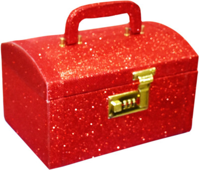 

Satisfaction Palki to store cosmetic items Vanity Box(Red)