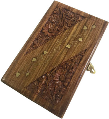 

Toygully mysore cutwork wooden box Multipurpose Vanity Box(Brown)