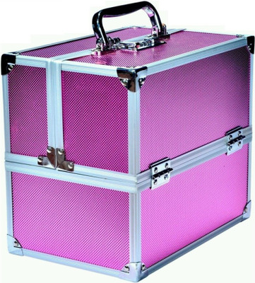 

Satisfaction Freeze to Store Cosmetic Items Vanity Box(Pink)