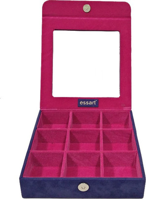 

Essart Box 77 Makeup and Jewellery Vanity Box(Blue)