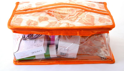 

K&P Large Designer Semi-transparent Makeup Makeup Vanity Box(Multicolor)
