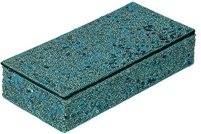 

The Decor Mart Decor Mart - Jewellery Box - Beaded - Turquoise - 5 X 10 inch Makeup Vanity Box(Turquoise)
