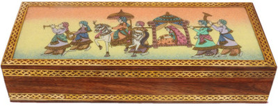 

Ratash.com SH_0423_25_25 Jewellery Vanity Box(Brown)