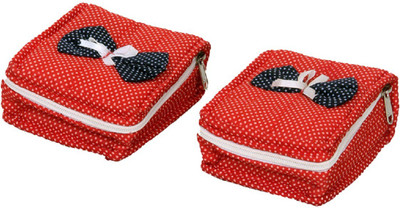 

Kuber Industries Jewellery Kit / Make Up Kit/ Wedding Collection Gift 2 Pcs Set (Red) Makeup and Jewellery Vanity Box(Multicolor)