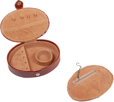 

Bulaky vanity case Jewellery Vanity Box(Tan)