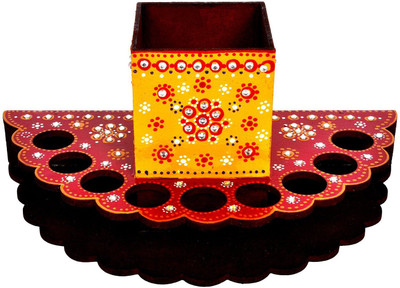 

Newly Handicraft cp11 lipstick and comb stand Vanity Box(Multicolor)