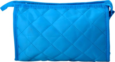 

Styler Square Design Mini Makeup Pouch SkyBlue Makeup Vanity Box(Sky Blue)