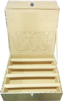 

Angelfish Designer Jewellery & Bangle Box Vanity Box(Multicolor)