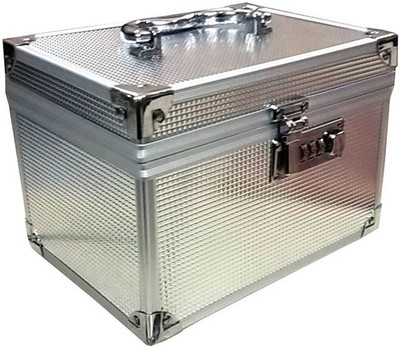 

Pride Star Elegant to store cosmetics Vanity Box(Silver)