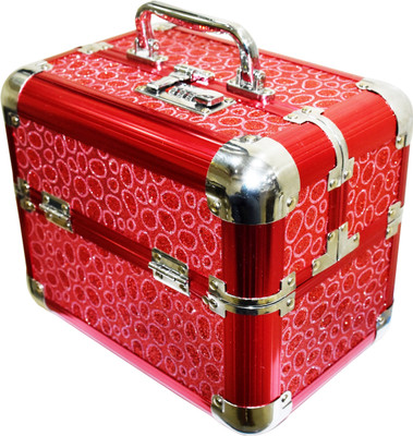 

Pride Star Coral to store cosmetics Vanity Box(Red)