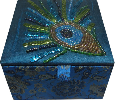 

Avinash Handicrafts Box 10x10 cm Blue Makeup & Jewellery Vanity Box(Blue)