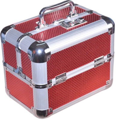 Satisfaction Freeze to store cosmetic items Vanity Box(Red)