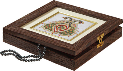 14% OFF on Aapno Rajasthan Antique Finish Marble Jewellery Vanity Box(Brown) 14% OFF on Aapno Rajasthan Antique Finish Marble Jewellery Vanity Box(Brown)