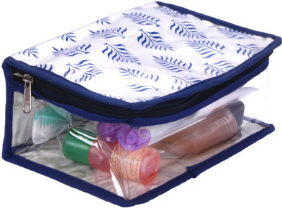 

Pretty Krafts Make - up Kit Small - White NW | Travel Assist | Cosmetic cover Vanity box Vanity Box(White)