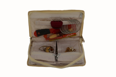

K&P Jewellery Box Big Jewellery, Makeup, Cosmetics, Travel Vanity Box(Multicolor)