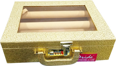 

Pride Star Palki to store Bangles Vanity Box(Royal Golden)