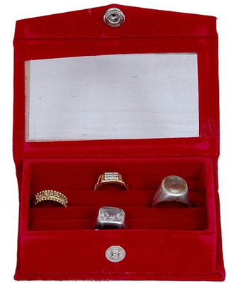 

Kuber Industries Ring Velvet Jewellery Vanity Box(Maroon)