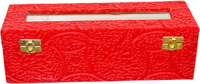 

Satisfaction Walnut to store bangles Vanity Box(Red)