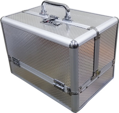 Pride Star Jasmine to store cosmetics Vanity Box(Royal Silver)