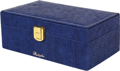 

Richpiks Small Jewellery Accessories Box Jewellery Purpose Vanity Box(Blue)