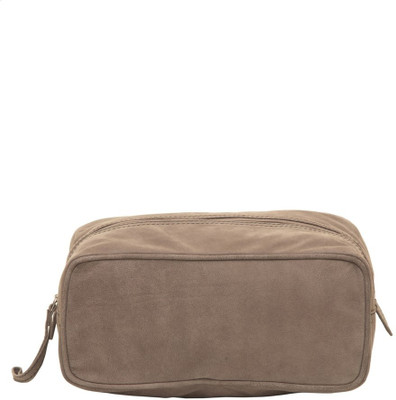 

Justanned Sophisticated Leather Wash Bag Toiletry Vanity Box(Mouse)