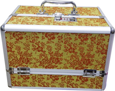 

Pride Star Jasmine to store cosmetics Vanity Box(Royal Yellow)
