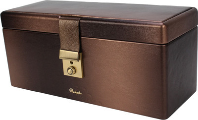 

Richpiks Jewellery Accessories Box Locker Purpose Vanity Box(Golden, Black)
