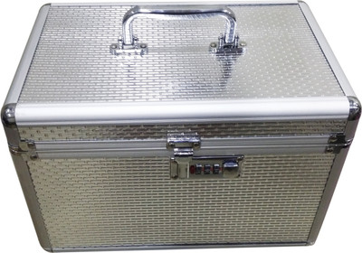

Pride Star Marigold to store cosmetics Vanity Box(Royal Silver)