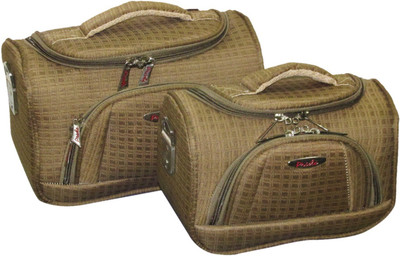 Satisfaction Spark to store cosmetic items Vanity Box(Brown)