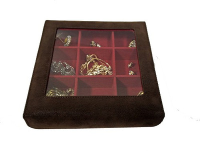 

Essart Box 77 Makeup and Jewellery Vanity Box(Light Brown)