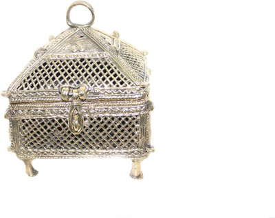 

Sarvsiddhi Vintage Style Decorative Jewellery Vanity Box(Gold)