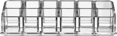 

iStuff 12 pcs Lipstick Holder Makeup Vanity Box(Clear)