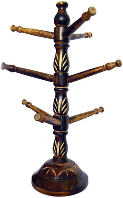 

Woodino Brownish Bangle Stand Bangle Stand Vanity Box(Brown)