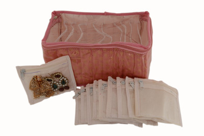 

K&P Designer 10 Kit Makeup, Jewellery Vanity Box(Multicolor)