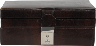 

Felicita Spacious Jewellery Vanity Box(Brown)