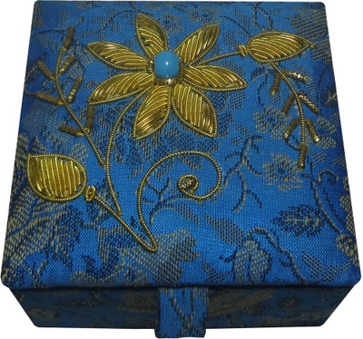 

Avinash Handicrafts Box 7.5x7.5 cm Blue Makeup, Jewellery, Multi Purpose Vanity Box(Blue)