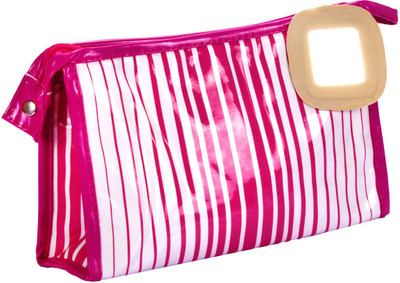

Pretty Krafts Travel Vanity Kit Stripes - Pink Makeup Vanity Box(Pink)