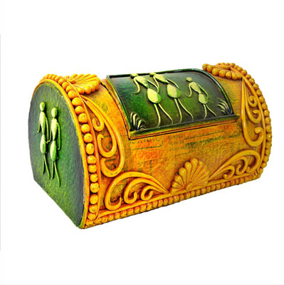 

MayurShilpa Hand made Jewellery Vanity Box(Multicolor)