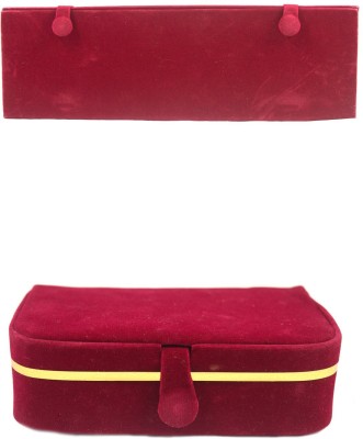 

Annapurna Sales Multi Jewellery and Ring Case - Set of 2 Pcs. Jewellery Vanity Box(Maroon)