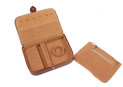 

Bulaky vanity case Jewellery Vanity Box(Tan)