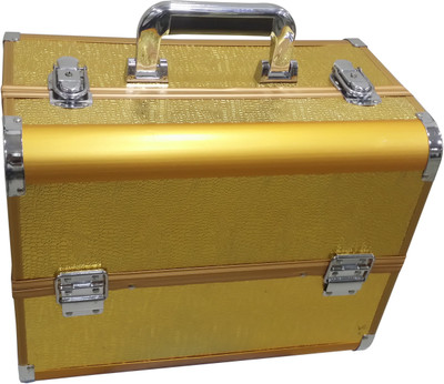 

Pride Star Flora to store cosmetics Vanity Box(Royal Yellow)