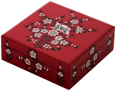 

The Crazy Me Flowery Nature Wooden Makeup Vanity Box(Multicolor)