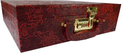 

Navaksha ICHBB105 Makeup Vanity Box(Red)