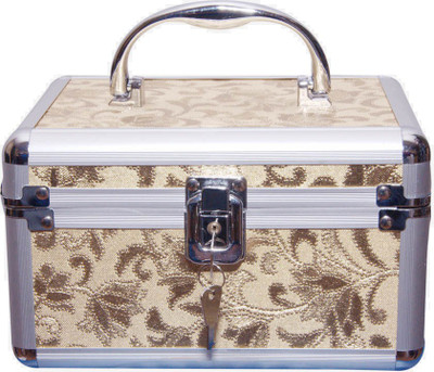

Satisfaction Shadow to store cosmetic items Vanity Box(Golden)