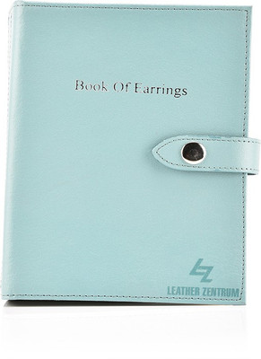 

Leather Zentrum Book Of Earing-Aqua Jewellery Vanity Box(AQUA)