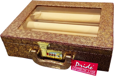 Satisfaction Walnut to store bangles Vanity Box(Brown)